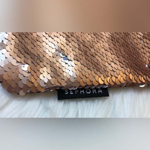 NWOT Sephora Drawstring Sequin Bag - Picture 3 of 3